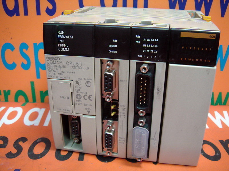 OMRON CQM1H-CPU51 CPU UNIT MODULE - PLC DCS SERVO Control MOTOR